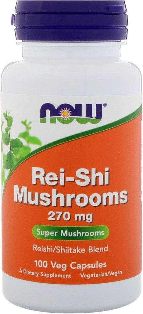 Nu fødevarer Rei- Shi svampe 270 mg - 100 Caps (Multi- Pack)