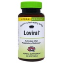 Herbs, Etc. Loviral - Lung Health Supplement for Respiratory Defense & Support - Herbal Supplement with Lomatium, Pelargonium & OSHA - Gluten-Free - 60 Softgels (60 Servings)