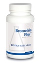 Bioetik Forskning Bromelain Plus Lactose Free Dairy Free fordøjelsesstøtte, understøtter sund og balanceret fysiologisk pathways, muskelafslapning og komfort, Bromelain 2500 MCU g, Papain 100 tabletter