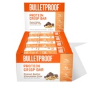 Skudsikkert protein Crisp Barer, Peanut Butter Chokolade Chip, 12 Pack, High Protein, Lavsukker
