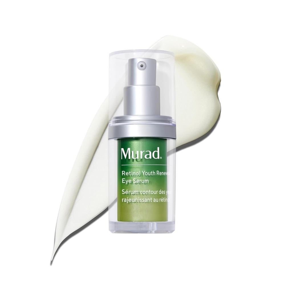 Murad Retinol Ungdom Fornyelse Eye Serum - Retinol Eye Serum Visibly Forbedrer Undereye Puffiness mørke cirkler og reducerer udseendet af fine linjer, genert nok til natlig brug - 0,5 oz
