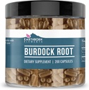 Earthborn Elements Burdock Root 200 Kapsler, Pure & Ufortyndet, Ingen tilsætningsstoffer
