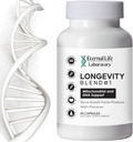NAD + Supplement med CoQ10 200mg, PQQ, Nicotinamid Riboside, Shilajit for Anti Aging Skin & Cell Vitality Longevity Blend # 1 Lavet med Himalayan Shilajit og NAD - 30 Veggie kapsler