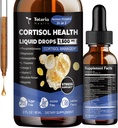 Totaria cortisol supplement flydende dråber Hormone Balance for kvinder Mænd med Magnesium Complex, Ashwagandha, Rhodiola Rosea, L Theanine, Phosphatidylserine Kosttilskud Mood, Focus, Sovestøtte 2 FLLOZ