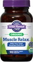 Oregon 's Wild Harvest Muscle Relax Organic Herbal Supplement Veganske Kapsler med Valerian, Humle og Skullcap - 90 Greve
