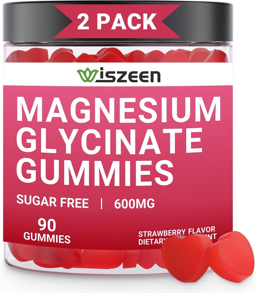 Magnesium Glycinate Gummies - 60 Servings - Magnesium Potassium Gummies for Adults with L-Threonate, Magnesium Supplements Gummy Magnesium Glycinate (180Count)