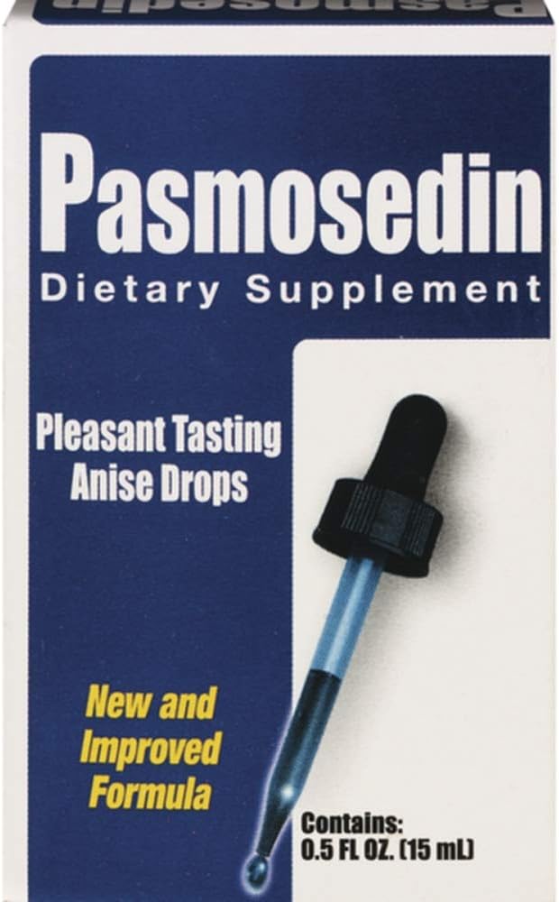 Pasmosedin fordøjelsesdråber, fordøjelsesstøtte, hjælper med Bloating & Gas 0.5 Fl Oz / pakke med 1