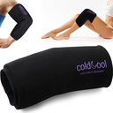 Coldcool Knee Ice Pack Wrap til skader, Genanvendelige Gel Cold Packs Brace 360 ° Kompression Ærme til albue, Ankle & Calf - Fleksibel Cold Wrap Inddrivelse til Meniscus, ACL, MCL Pain Relief.
