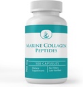 PURE ORIGINAL INGREDIENSER Marine collagen peptider, (100 kapsler) Altid ren, ingen tilsætningsstoffer eller fyldstoffer, Lab Verified