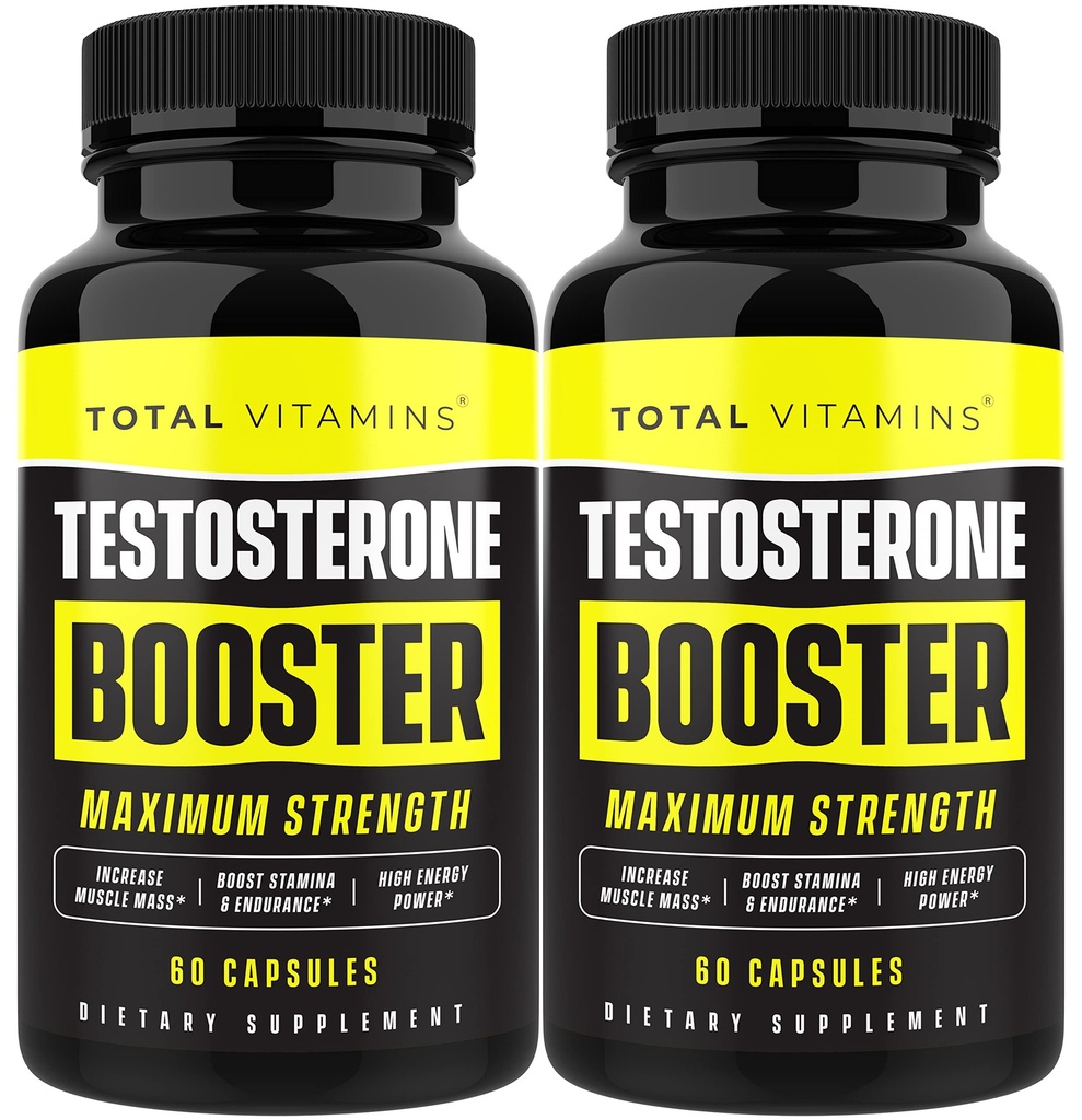 Testosteron Booster - Testosteron tillæg for mænd - Male ekstraudstyr kosttilskud - Testosteron Booster for mænd Alpha piller til test Boost Max Muskelvækst, Libido, energi, og Stamina piller