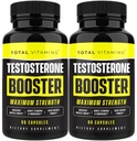 Testosteron Booster - Testosteron tillæg for mænd - Male ekstraudstyr kosttilskud - Testosteron Booster for mænd Alpha piller til test Boost Max Muskelvækst, Libido, energi, og Stamina piller