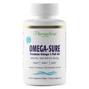 Paradise urter Omega- Sikker, Omega-3 Koncentrat, Premium Fish Oil, DHA, EPA, Vegan, Non GMO, Gluten Free, 60 Grev Vegetarisk Softgels