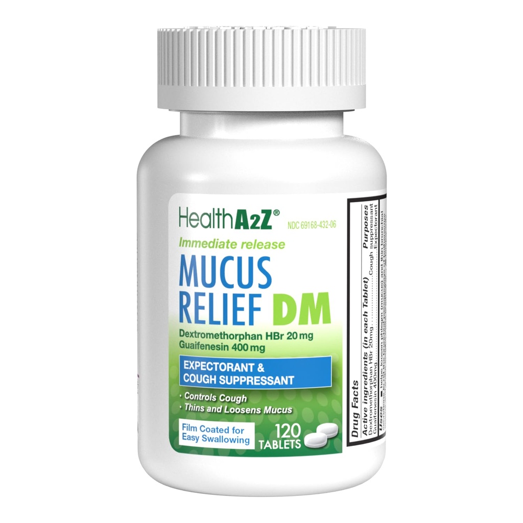 HealthA2Z ® Mucus Relief DM I 124; Dextromethorphan HBr 20mg