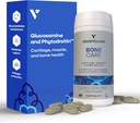 Knoglepleje Knogletilskud - Phytodroitin, Glucosamin, vitamin D3 K2 & Calciumtilskud - Cartiage, Muscle & Joint Support - Vegansk Knoglestyrke (60 Greve)