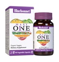 Bluebonnet Nutrition Maxi One (med jern), Hele fødevarer Multipel, enzymer, energi, Vitality, Gluten- Free, Kosher, Dairy- Free, Vegetarisk Friendly, Soy- Free, Non- GMO, 90 Vegetabilske Capsule, 3 Måned Supply, Beige