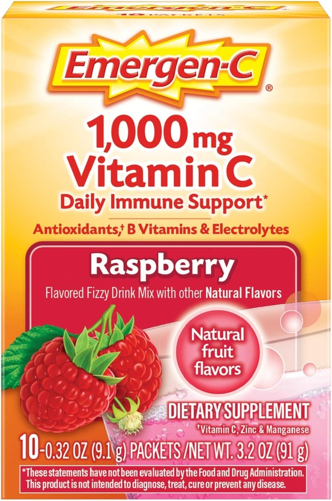 Emergen- C Kosttilskud med 1000 mg C-vitamin pulver