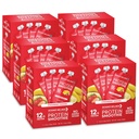 Designer Wellness Protein Smoothie, Real Fruit, 12g Protein, Low Carb, Zero Added Sugar, Gluten- Free, Non- GMO, Ingen kunstige farver eller flavors, Strawberry Banana, 24 Greve