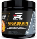 Granite Nutrition GigaBrain Nootropic Energy Powder – Cereboost, Alpha-GPC & ElevATP – Cognitive Focus Supplement for Sustained Energy & Performance – White Peach, 30 Servings