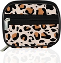 Serfeymi Weekly Travel Pill Organizer Pill Case for Purse with Removable 7 Day Pill Box, Fashionable Travel Medicine Organizer Pill Container for Medicine, Vitamin, Supplement - Brown 02