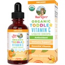 MaryRuth Organics Toddler C-vitamin Drops # 124; USDA Organic Vitamin "C Liquid Drops" for Toddler # 124; Age 1-3 År # 124; Vitamin til immunforsvar & Samlet sundhed # 124; Vegan # 124; Non- GMO # 124; Gluten Free # 124; 30 Servering