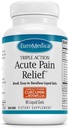 Euromedica Acute Pain Relief - Kosttilskud med BCM- 95 Curcumin & BOS- 10 Boswellia - Black Sesame Seed Oil Supplement til støtte Lindring af lejlighedsvis ubehag - 60 flydende geler
