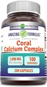 Amazing Formulas Coral Calcium Complex Supplement Note 124; 1000 Mg