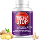 Dr. Bartons kvalme Stop kvalme Relief Supplement - 80-greve Anti- kvalme og morgen sygekapsler - naturlige vegetariske kapsler - Svimmelhed, Motion Sygdom og kvalme Relief for gravide kvinder