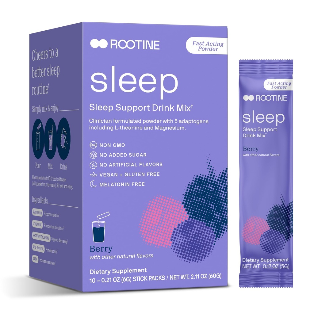 Søvntillæg, Melatoninfri Magnesiumpulver, GABA, L- Theanin, Myo- inositol, Roligt Sleep Drink Mix for at hjælpe med at slappe af, Søvnpulver, Magnesiumpulver til søvn, Super Call Drink Mix 10pk