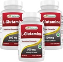 Bedste Naturals L- Glutamin 500mg, 250 tabletter (250 greve (pakning med 3))