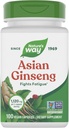 Nature 's Way Asian Ginseng, Fights Træthed *, 1,120mg Per 2- kapsel Servering, Non-GMO projekt Verified, Vegan, 100 Kapsler (Packaging May Vary)