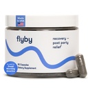 Flyby Recovery Supplement - All The Hang, without The Over! ™ - med mælk tidsel, C-vitamin, aktiverede kul, og Apple Cider Vincipes - Pre & Post Dricking Formel (80 Greve)