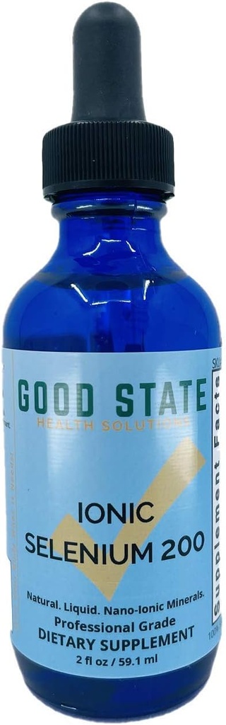 God state flydende ionisk selenium 200, 596, 2 fl oz, 1 Tæl
