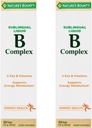 Nature 's Bounty Vitamin B Complex sublingual Liquid, 2 Oz (pakke med 2)