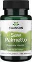 Swanson Saw Palmetto Mænd Prostata Health Hormone Support Urinary Health 160 Milligram 120 Sgels