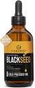 CARAWE Organic Black Seed Oil - Cold Pressed Nigella Sativa Oil - Ren og uraffineret - Rig i Thymoquinon for immunforsvar, hår og hudpleje Budd124; Glaskolbe