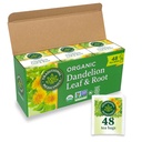 Traditionelle Medicinals Tea, Økologisk Mælkebøtte Leaf & Root, Understøtter Nyrefunktion & sund fordøjelse, 48 Tea Tasker (3 Pack)