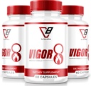 NutraRize (3 Pack) Vigor 8 for mænd, Vigor 8 Pills Male Enhancing Formel, Vigor Otte Supplement Kapsler Test Boost, Vigor8 Stamina Booster Anmeldelser Horny Goat Weed Tongkat Ali (180 Kapsler)