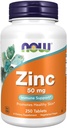 Nu Fødevarer Zink (fra 405mg Zinkgluconat), White, Unflavored, Tablet, 250 Tæl