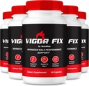 (5 Pack) Vigor Fix mandlige supplement, VigorFix piller til mænd, Daglig ernæring for total sundhed og sundhed, Vigor faste støttekapsler for tillid og energi, anmeldelser (300 kapsler)