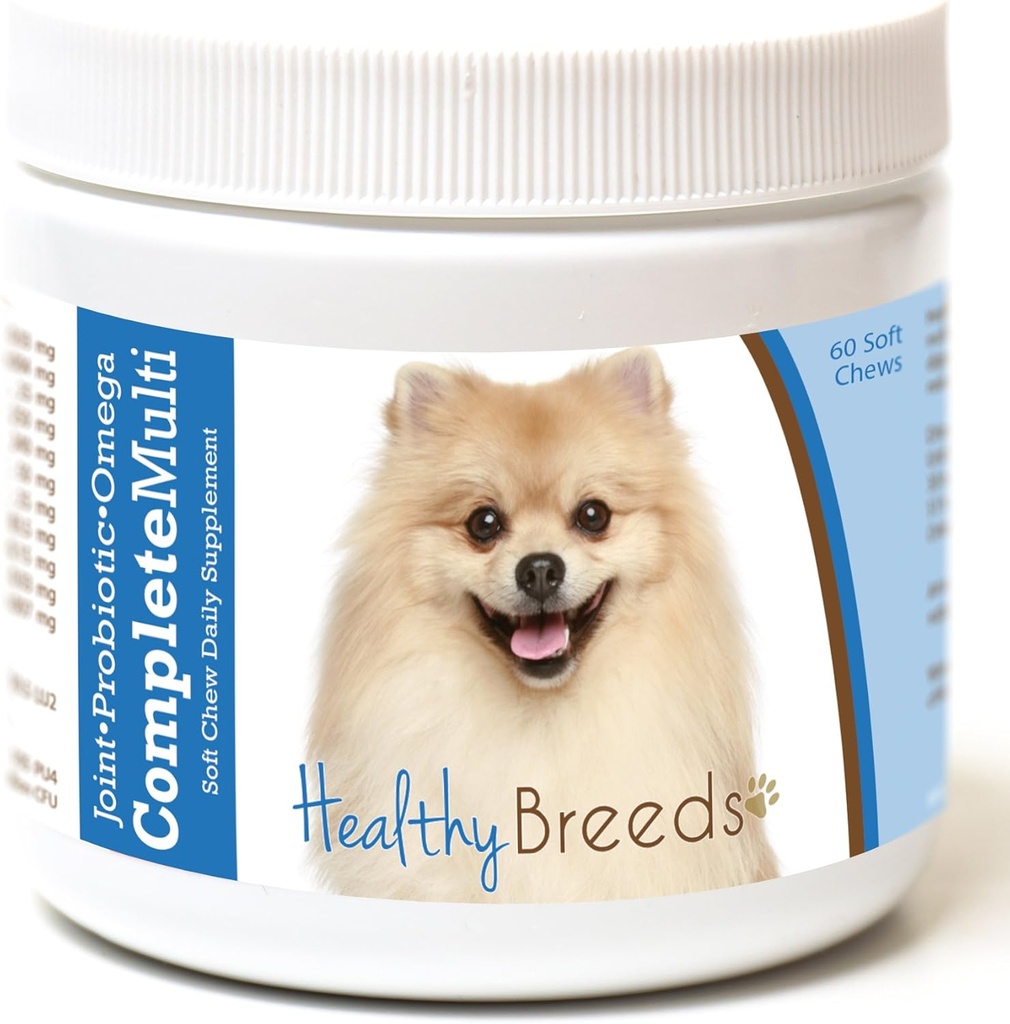 Healthy Breeds Pomeranian All in One Multivitamin Soft Chew 60 Count