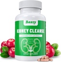 Nyre Cleanse Detox & Reparation Mex124; Ekstra Styrke 50: 1 Cranberry Extract Mex124; 22-in-1 Nyre Health Supplement Mex124; Nyre Support Formel for Nyre Gendanne Mex124; Nyre Detox og Brege Sundhed