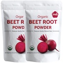 Iyasa Organic Beet Root Powder, Plant Based, Vegan, Gluten- Free, Beetroot Superfood til bagning og madlavning 1 LB 16 oz 453 gm