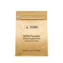 PURE ORIGINALSKE INGREDIENSER Methylsulfonylmethan (1lb) MSM, Natural Svovl Kosttilskud