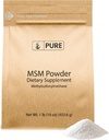 PURE ORIGINALSKE INGREDIENSER Methylsulfonylmethan (1lb) MSM, Natural Svovl Kosttilskud