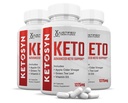 (3 Pack) Ketosyn Keto ACV Pills 1275MG Keto Support Blend Capsule Alternativ til Keto ACV Gummies Formuleret med Apple Cider Vinagra Extra Virgin Olivenolie Powder Green Tea Leaf 180 Kapsler