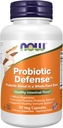Now Foods Supplements, Probiotic Defense, Probiotic Blend i en hel fødevarebase med 1 Millioner Organismer, 90 Veg Kapsler