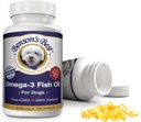 Benson 's Best Omega 3 Fish Oil for Dogs - Giver 43% mere Omega 3 Fedtsyrer end Salmon Oil - 200 Softgels 1000 mg - 100% Pure, Non- GMO, Natural Pet Food Dog Fish Oil Kosttilskud