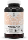 Chaparral 120 Kapsler 124; Højpotens Herbal Kost Kosttilskud 124; Lavet med Vegetabilske Kapsler og Chaparral (Larrea tridentata) Tørret blade og blomst (120 Greve)