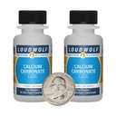 Calciumcarbonat / 2 Ounces / 2 Flasker / 97, 55% Pure Food Grade / Fine Powder