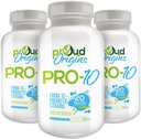Pro- 10, probiotisk 20 milliarder, 120 kapsler, pakning med 3